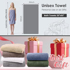 JML Bath Towels, Large Microfiber Towel Set, Ultra Soft, Super Absorbent - Image 2