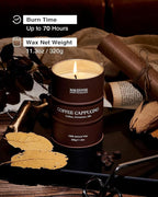 M&SENSE Coffee Cappucina Scented Candles, Christmas Soy Wax, Christmas Decor - Image 5