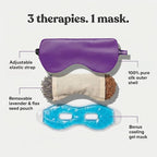 ASUTRA Silk Eye Pillow for Sleep, Weighted Eye Mask, Meditation & Light - Image 3