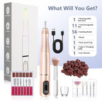 TUOBEO Cordless Nail Drill Electric Rechargeable File Kit, Professional Efile - Image 8