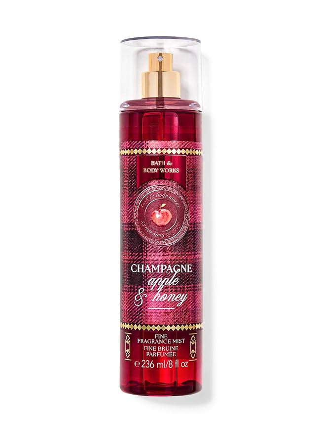 Bath & Body Works Champagne Apple & Honey Fine Body Fragrance Mist 8 Fluid Ounce by BathBodyWorks