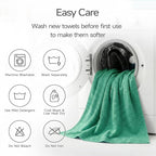 REDKISS Towels 2 Pack Luxury Extra Large Bath Towels Set 30 x 58 Inches – 100% - Image 7