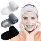 Whaline 3Pcs Spa Facial Headband Make Up Wrap Head Terry Cloth Headband by Whaline