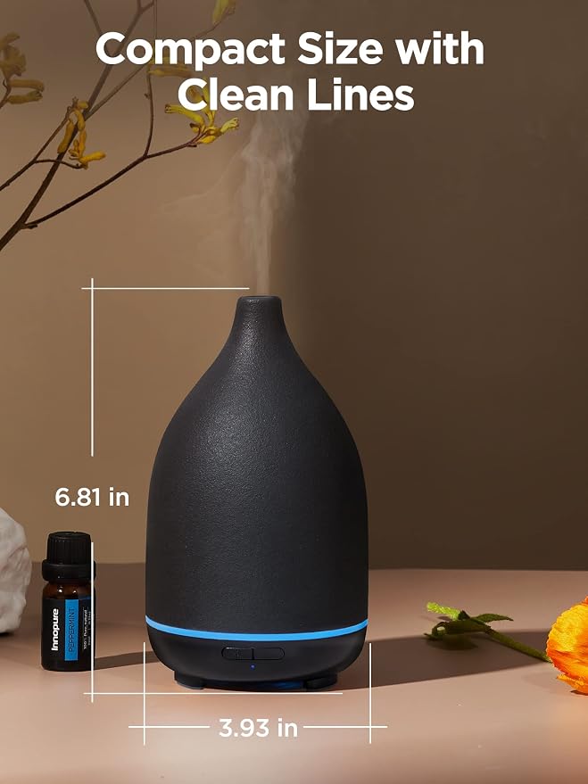 InnoGear Oil Diffuser, 150ML Ceramic Diffuser - Image 2