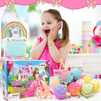 Bath Bombs for Kids with Surprise Inside Princess Toys Natural Bath Bombs - Image 4