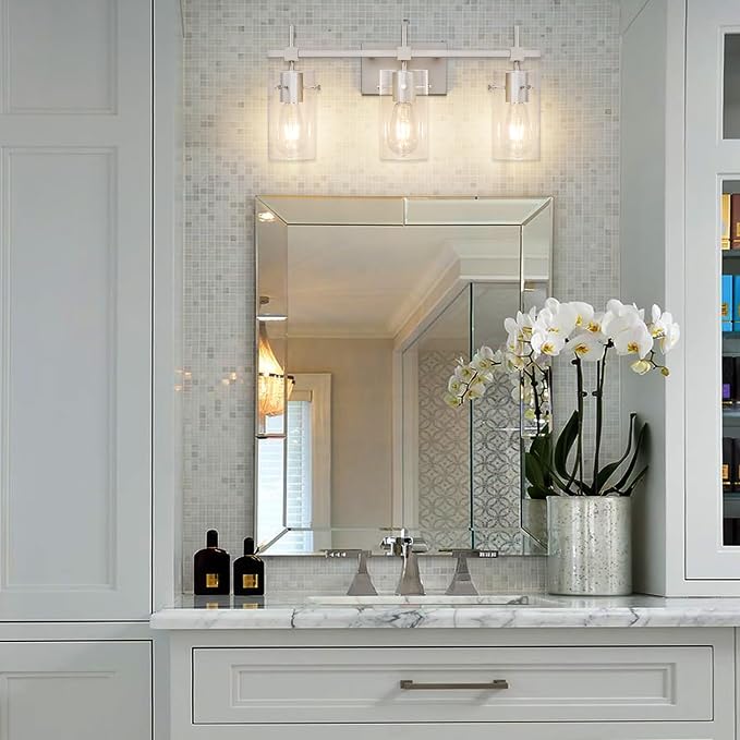 SOLFART 3 Lights Vanity Light Bathroom Light Fixture Over Mirror - Image 6