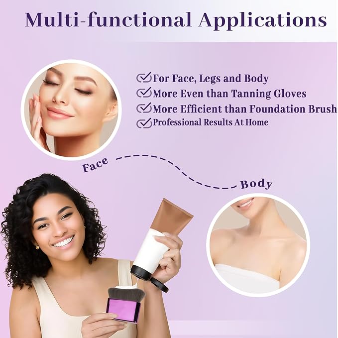 Self Tanner Brush for Body & Face - Image 4