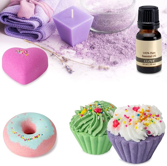 10 Bath Bombs for Kids, Bath Bomb Gift Set, Natural Bubble Bathbombs, Shea - Image 5