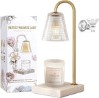 Hong-in Modern Gold and Marble Candle Warmer Lamp - Image 7