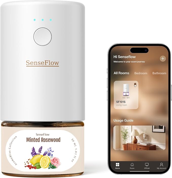 SF101S Pro Smart Plug in Air Freshener by SenseFlow