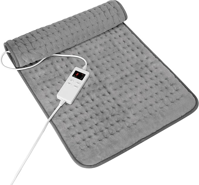 Heating Pad for Period Cramps, Heating Pad for Back/Neck/Shoulder Muscle Pain by vilicert