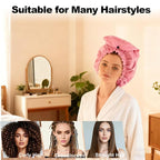 ELEBOX Extra Large Shower Cap for Braids/Curly Hair/Dreadlock | Reusable - Image 3