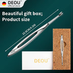 DEOU Cuticle Pusher Dead Skin Remover Stainless Steel dead skin fork cuticle - Image 6