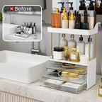 StorBin 2 Sets Makeup Organizer – 5 Tier Bathroom Organizers and Storage - Image 8
