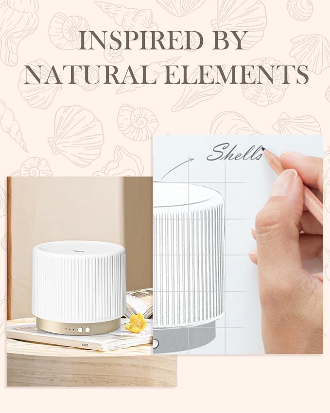 Essential Oil Diffuser - 280ml Ceramic Diffuser - Image 3