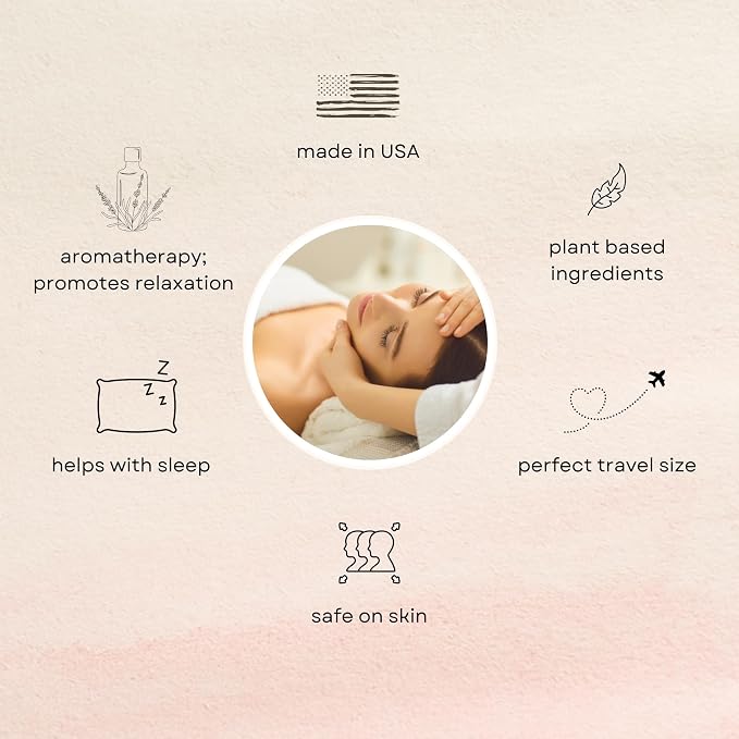 Stress Relief Pillow Spray, Lavander & Chamomile 100% Natural 2.0 Oz. Spray - Image 5