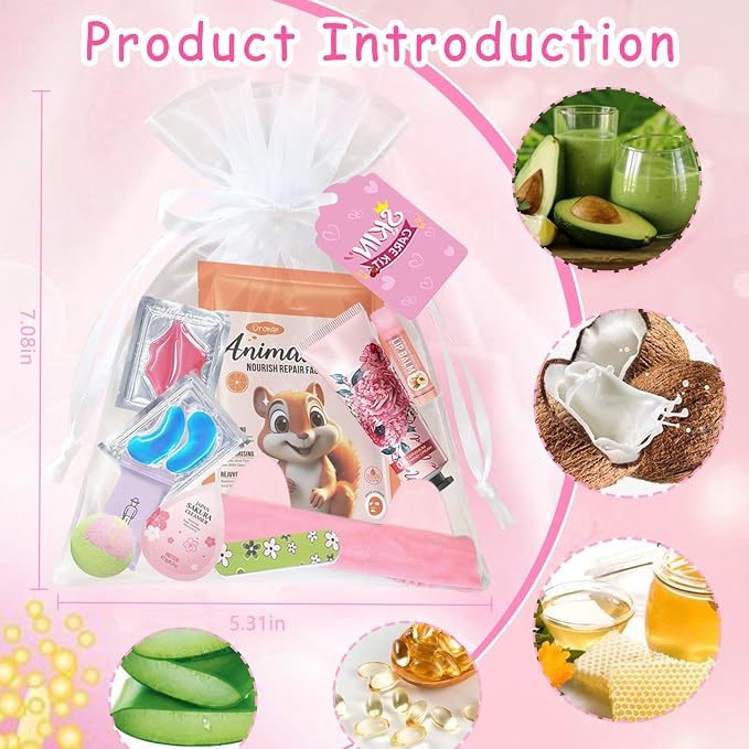 144 PCS Spa Party Supplies for Women, Spa Day Favors Essentials Include Face - Image 4