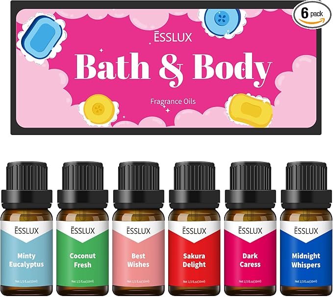Fragrance Oils, ESSLUX Bath & Body Scented Essential Oils by ESSLUX