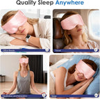 Weighted Eye Mask for Sleeping, Soft Minky Sleep Mask for Side Sleeper - Image 7