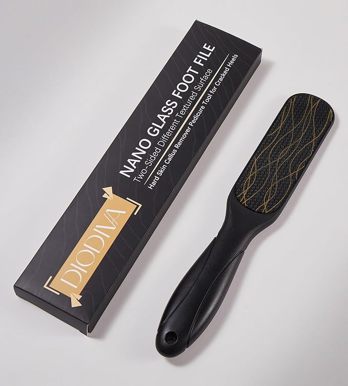 Nano Glass Foot File, Double-Sided Foot Callus Remover Feet Scrubber Hard & - Image 5