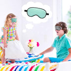 Sintege 4 Pcs Silk Eye Mask for Sleeping Kids Soft Eye Cover - Image 6