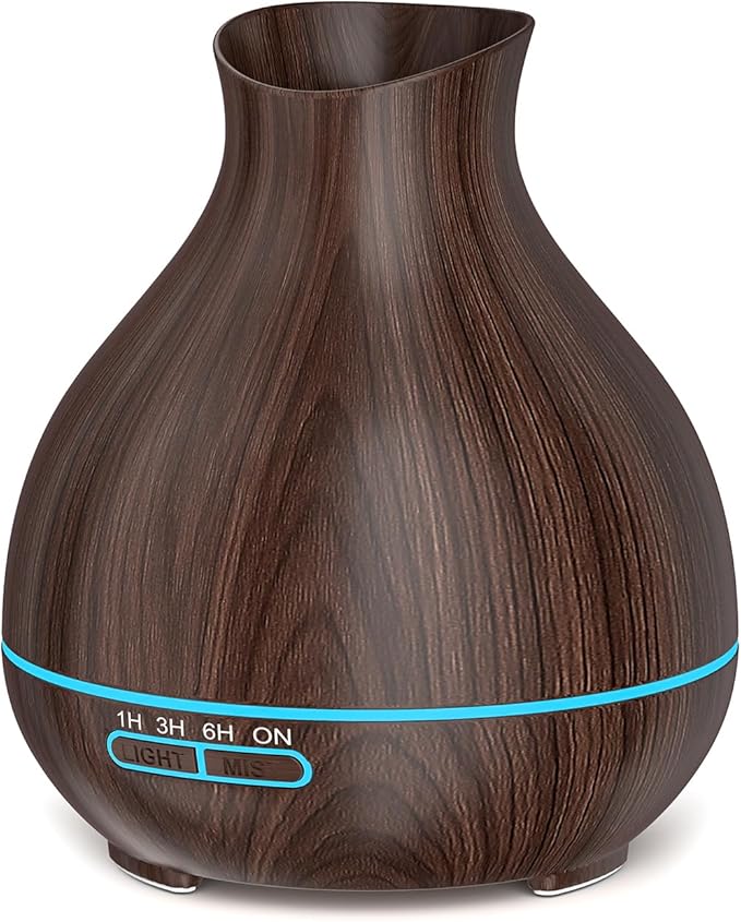BZseed Aromatherapy Essential Oil Diffuser, 550ml Ultrasonic Fragrant Oil Large by BZseed+Diffuser