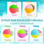 Bath Bomb Gift Set – 10 Handmade Bath Bombs - Image 6