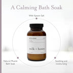 Milk + Honey Calming Bath Soak No. 8 – Moisturizing Epsom Salt - Image 5