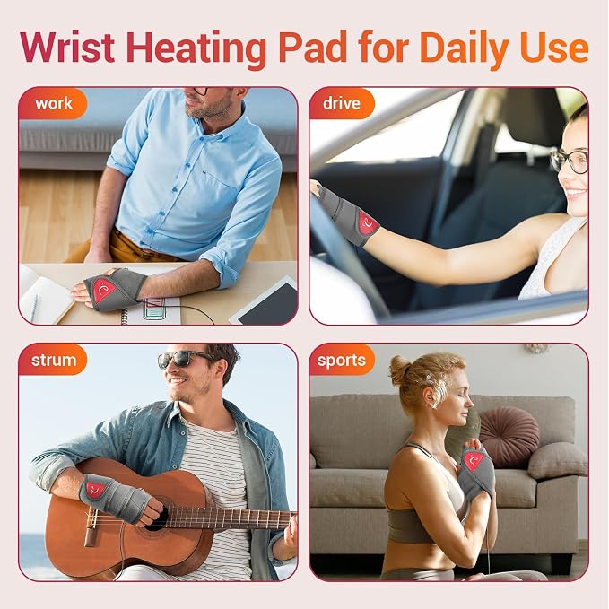 Comfytemp Hand Heating Pad for Carpal Tunnel, Tendonitis, Muscle Strain & Joint - Image 8