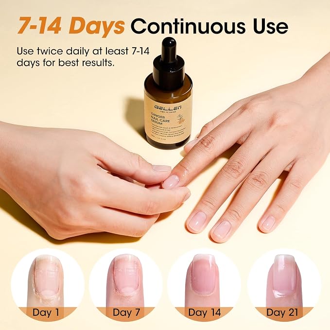 Gellen 30ml Ginger Nail Growth Serum - Image 3