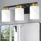3-Light Bathroom Light Fixtures, Modern Vanity Lights, Living Room, E26 Base by Mieloxiy