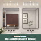 Espird Bathroom Vanity Light Fixtures Brushed Nickel Bathroom Lighting Fixture - Image 6