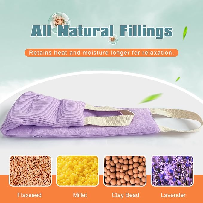 uncn Heating Pad for Neck and Shoulders and Back Moist Small Microwavable Neck - Image 3