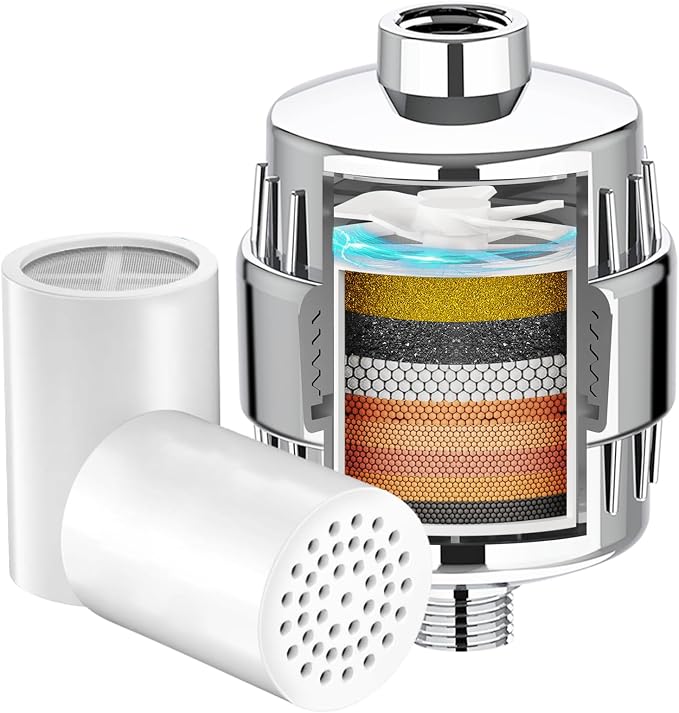 Yodel Shower Filter with 2 Cartridge Chrome by Yodel
