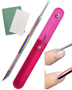 Dual Ended Cuticle Remover, Pre-treatment Cuticle Pusher by KUNSHNBEI
