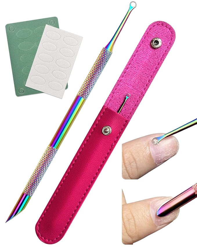 Dual Ended Cuticle Remover, Pre-treatment Cuticle Pusher by KUNSHNBEI