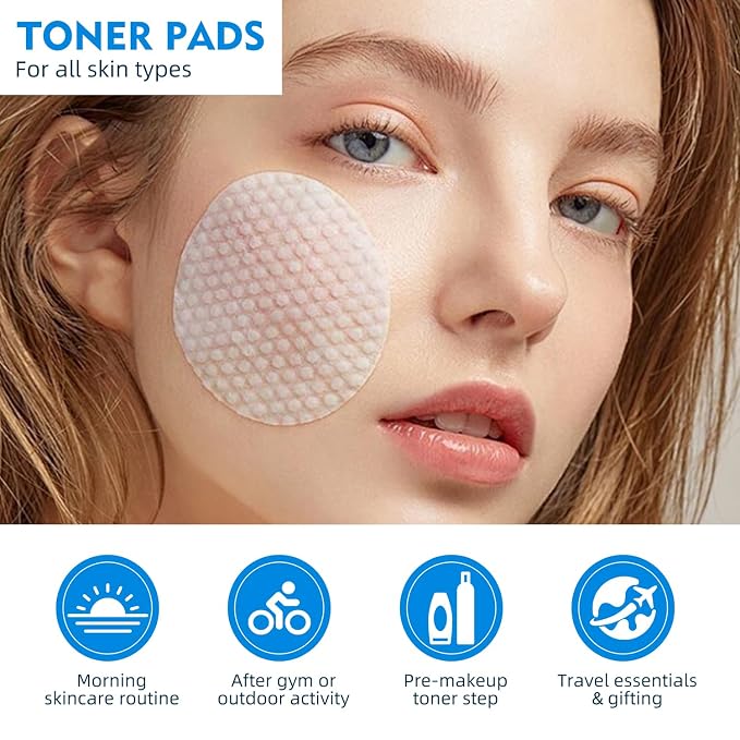IREV Facial Toner Pads for Exfoliation and Pore Care - Image 4