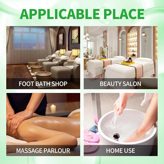 Pedicure Kit Foot Soak Set: Bubble Salt, Sugar Scrub, Massage Mask, Massage - Image 8