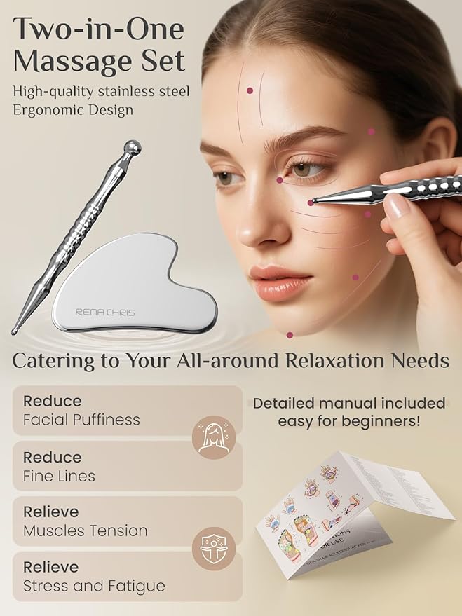 Rena Chris Acupuncture Pen, Manual Reflexology Tools - Image 2