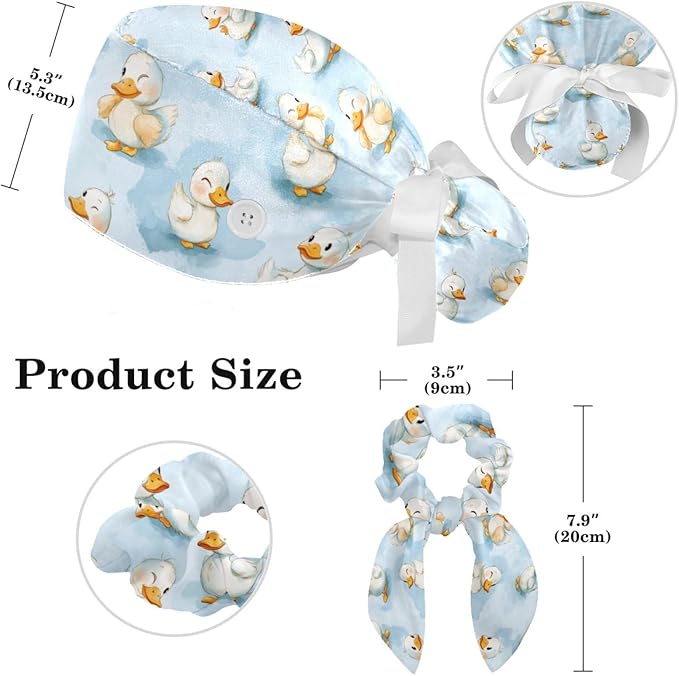 Scrub Cap, Nurse Hat, Surgical Cap - Image 2