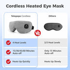 Heated Eye Mask for Dry Eyes, Cordless Warm Eye Compress - Image 2
