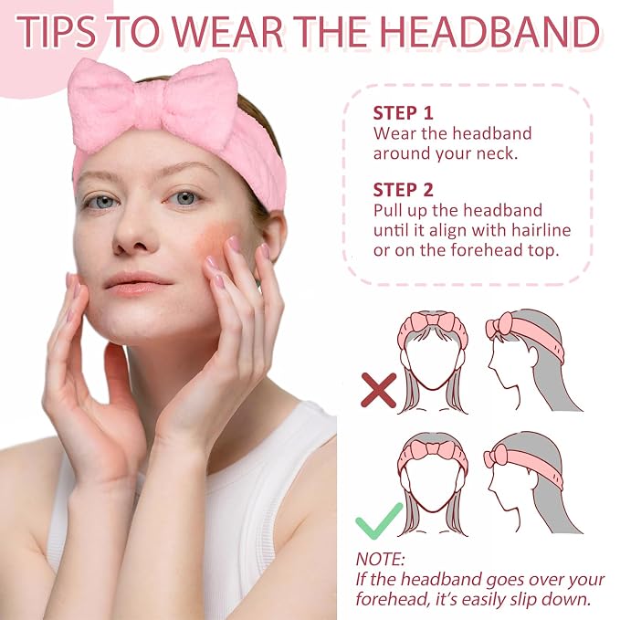 Fmeida Spa Headband and Wrist Band Set - Image 5
