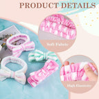 9 Pcs Spa Headband for Washing Face, Skincare Headband, Microfiber Makeup - Image 4