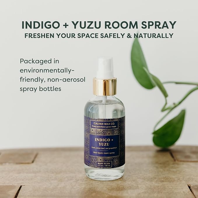 Calyan Wax Co. Indigo & Yuzu Room Spray - Image 3