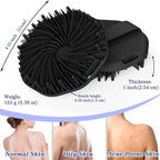 ManmiHealth 2 PCS Silicone Body Scrubber Shower Brush, Upgrade - Image 2