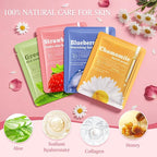 Aottom 30pcs Face Masks Skincare, Bulk Facial Masks - Image 2