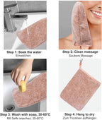 PHOGARY 6 Pack Microfiber Body Wash Mitts, 6×8 Inch Super Absorbent & Soft Face - Image 3