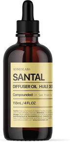 sesneslabs Santal Diffuser Oil, Niche Scent, Luxury Amber Coco Vanilla Cedar by sesneslabs