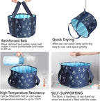 Collapsible Bucket for Soaking Feet, Portable Travel Foot Bath Tub, Foot - Image 8