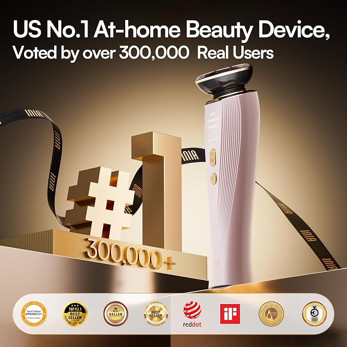 INIA 3-in-1 Red Light Therapy for Face and Neck Beauty Device for Puffiness & - Image 2